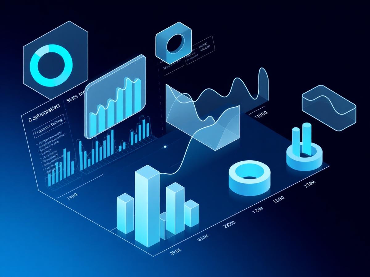Isometric enterprise analytics dashboards